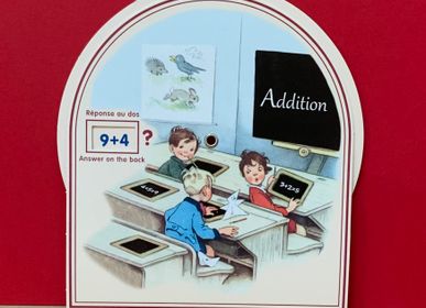 Children's games - Addition Disc Back Response - The Class - LUDOM-ÉDITION