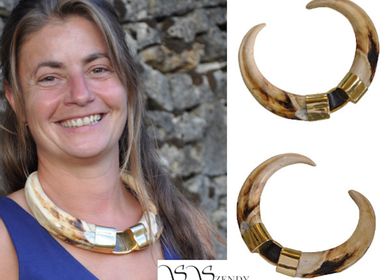 Jewelry -  Warthog Torque Jewel Necklace - SZENDY STEPHANE