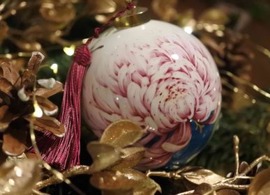 Guirlandes et boules de Noël - Décoration de Noël Pink x Dresden Blue - YUKO KIKUCHI
