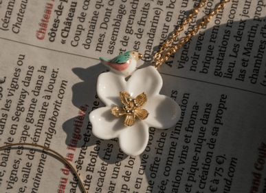 Jewelry - Harvest Time Flower Necklace - NACH