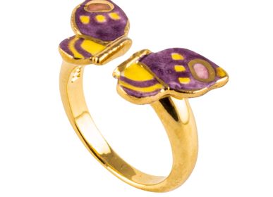 Jewelry - “Figs & Flowers” Butterfly FaceToFace Ring - NACH