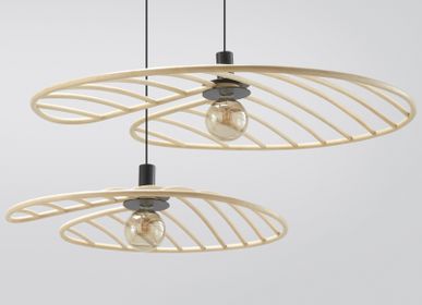 Hanging lights - NYMPHEA rattan pendants - ORCHID EDITION