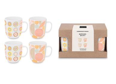 Mugs - Matte Mug Set of 4 - PPD PAPERPRODUCTS DESIGN GMBH