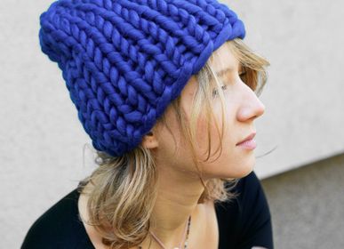 Other Christmas decorations - merino chunky knit beanie - PANAPUFA