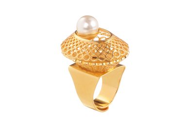 Jewelry - Chalice double pearl ring - JULIE SION