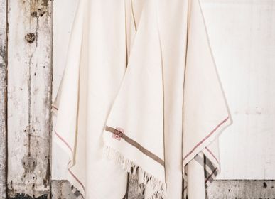 Prêt-à-porter - PONCHO LORIGA IN 50% ORGANIC WOOL/50% ORGANIC COTTON  - SCHOOLOFLIFEPROJECTS