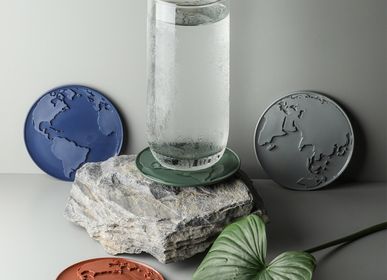Objets de décoration - Earth Coaster : New Earth Collection Matériaux respectueux de l'environnement Cuisine Boissons Dessous de verre - QUALY DESIGN OFFICIAL