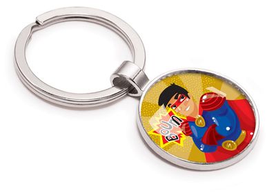 Sacs et cartables enfants - Porte-clés Les Minis Superhéros - LES MINIS D'EMILIE