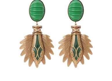 Jewelry - Salamandra enamel earrings - JULIE SION