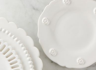 Formal plates - Feston Pastille Plate - BOURG-JOLY MALICORNE