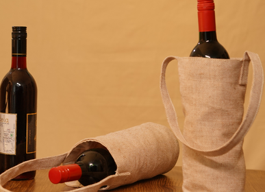 Coffrets et boîtes - Sac à bouteilles de vin avec poignée - CRAFTPAIR