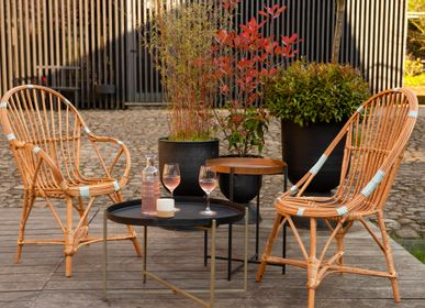 Chairs - MARIUS wicker armchair - KOK MAISON