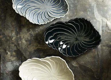 Ceramic - Namigumo cloud-shaped plate - MARUMITSU POTERIE