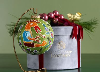 Guirlandes et boules de Noël - BOULE DE NOËL EN CÉRAMIQUE «COQ» - LORASHEN