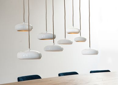 Suspensions - Lampes suspendues Pebble White - FREZOLI LIGHTING