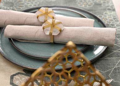 Design objects - Table runner, Napkins, Napkin holders, Coasters, Trivets, Ceramics, Cheese boards, Cheese Knives - STUDIO ABACA