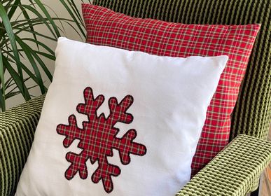 Fabric cushions - The white Christmas “Christmas star” cushions - &ATELIER COSTÀ