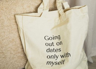 Bags and totes - Tote Bag  ‘Going Out On Dates Only With Myself’  - OH MY BIG PLAN