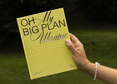 Papeterie bureau - Agenda Oh My Big Plan inspiré de l'Ukraine, jaune - OH MY BIG PLAN