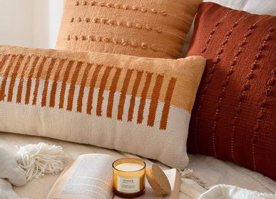 Couettes et oreillers  - Coussin lombaire Terra Stripe - 12 x 34 pouces - CASA AMAROSA