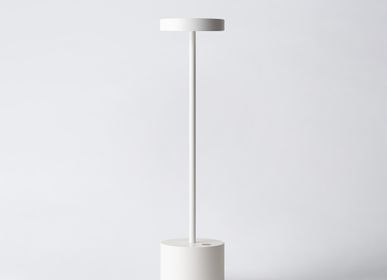 Wireless lamps - LUXCIOLE - White - Tall model 34 cm - HISLE