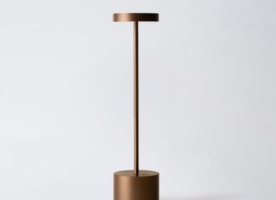 Wireless lamps - LUXCIOLE - Bronze - Tall model - 34cm - HISLE