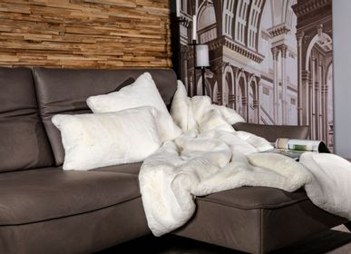 Comforters and pillows - Design Fox - couvertures en fausse fourrure - DECKENKUNST MANUFAKTUR GERMANY