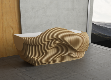 Countertops - Reception counter / desk SUNNY - MYWOODREAM