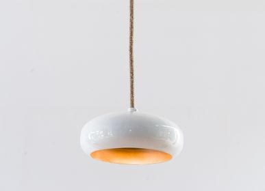 Suspensions - Lampe suspendue Pebble white - FREZOLI LIGHTING