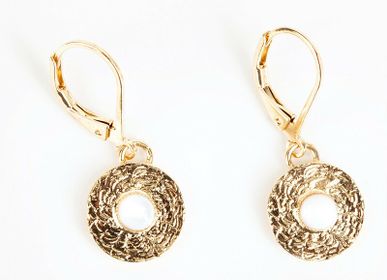 Jewelry - Sophia mother-of-pearl earrings - L'ATELIER DES CREATEURS