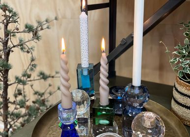 Verre d'art - Bougeoirs en cristal - BY ROOM
