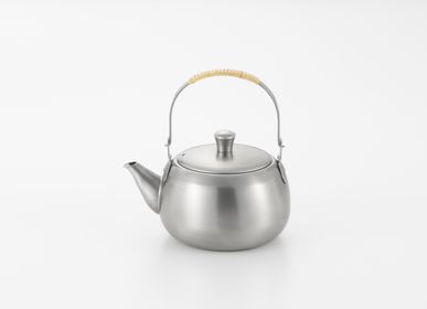 Accessoires thé et café - Théière en acier inoxydable avec passoire/YOSHIKAWA - ABINGPLUS