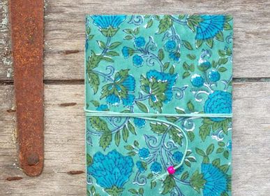 Card shop - Bisma green and blue notebook L - TERRE AMBRÉE