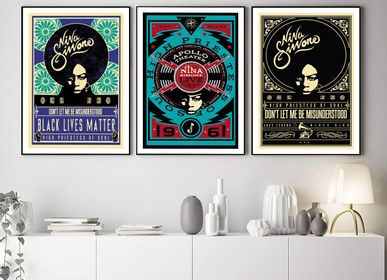 Affiches - Collection CONCERT - Nina Simone - BLUE SHAKER