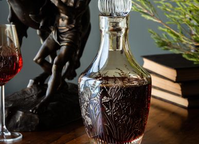 Accessoires pour le vin - Carafe à vin en cristal taillé Orchidea - LEONE DI FIUME