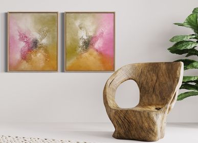 Paintings - Original painting  DIPTYCH SPRING  - &ATELIER COSTÀ