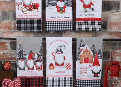 Tea towel - holiday gnomes kitchen towels  - KARENA INTERNATIONAL