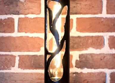Decorative objects - Steel tube lamp 45 cm  - 1SECONDTEMPS