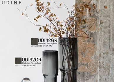 Vases - vase long, style classique moderne, verre de luxe 9 mm UDINE 32GR - ELEMENT ACCESSORIES