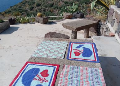 Linge de table textile - Sets de table en lin et coton - BACIO DEL MARINAIO