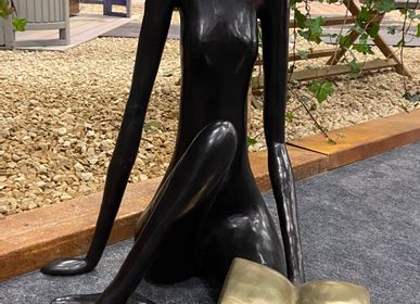 Sculptures, statuettes and miniatures - Grand Bronze bronze sculpture 100% recycled unique piece - RECYCLAGE DESIGN RÉANIMATEUR D'OBJETS R & D