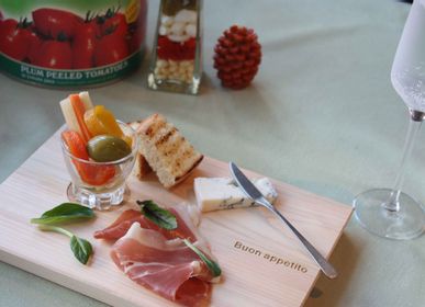 Formal plates - Hinoki Cheese Board - FUJIWARA WOODWORKING