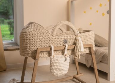 Baby furniture - Moses basket with round hood and rocking stand - ANZY HOME