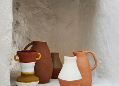 Vases - Handpainted terracotta vase - MADAM STOLTZ