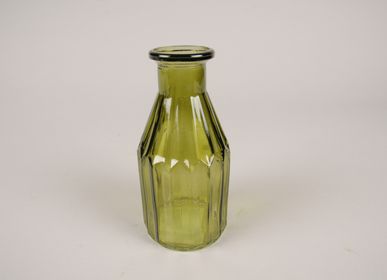 Vases - Green glass bottle vase  - LE COMPTOIR.COM