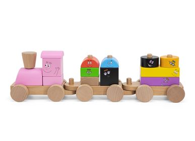 Toys - Barbapapa Wooden Stacking Train - MEKKGROUP