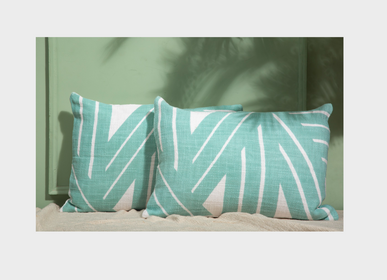Comforters and pillows - Stripe Sky Cushion- 36 x 50 cm - CASA AMAROSA
