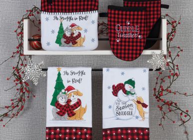 Dish towels - tea towel garden gnomes - KARENA INTERNATIONAL