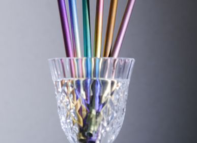 Cutlery set - PUR CHER Pure Titanium Straw (Semi-Glossy) - PUR CHER