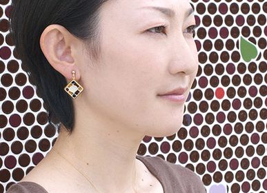 Gifts - 【MOSAIC】Earrings (L) - NANAYOSHA